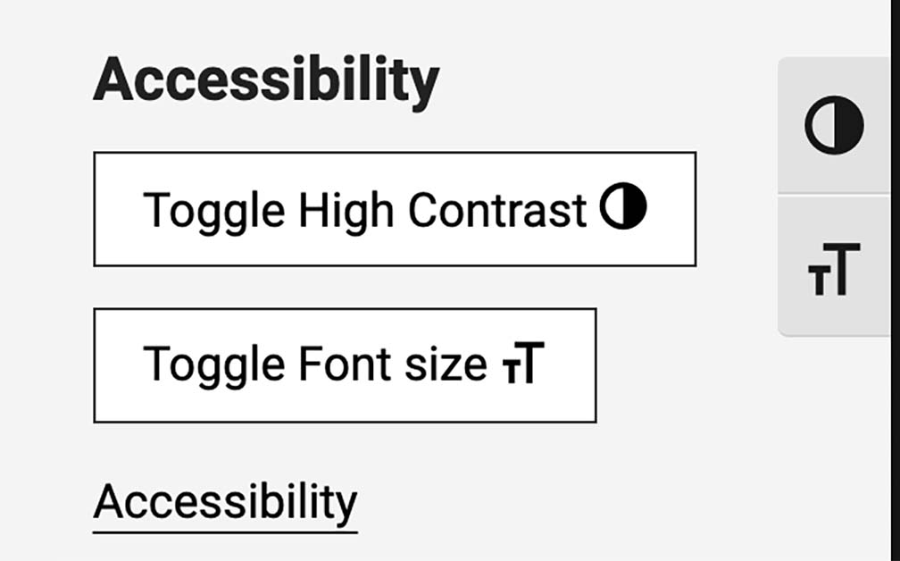 accessibilty widgets