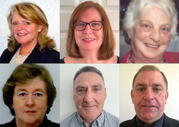 Cuddington parish councillors montage